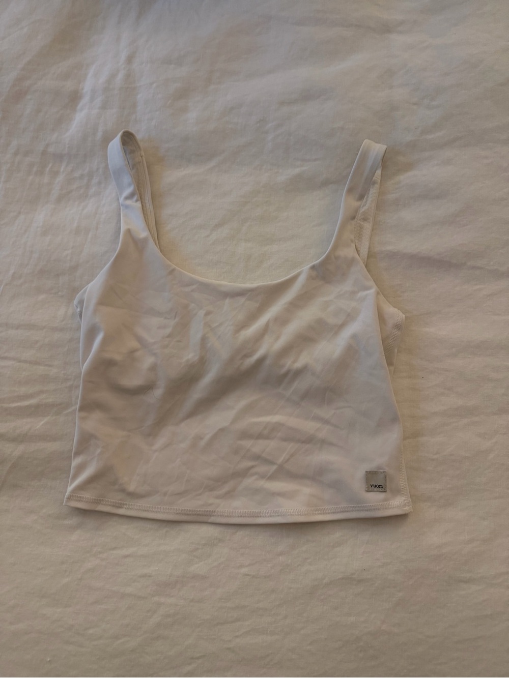 Vuori White Sports Top - Small
